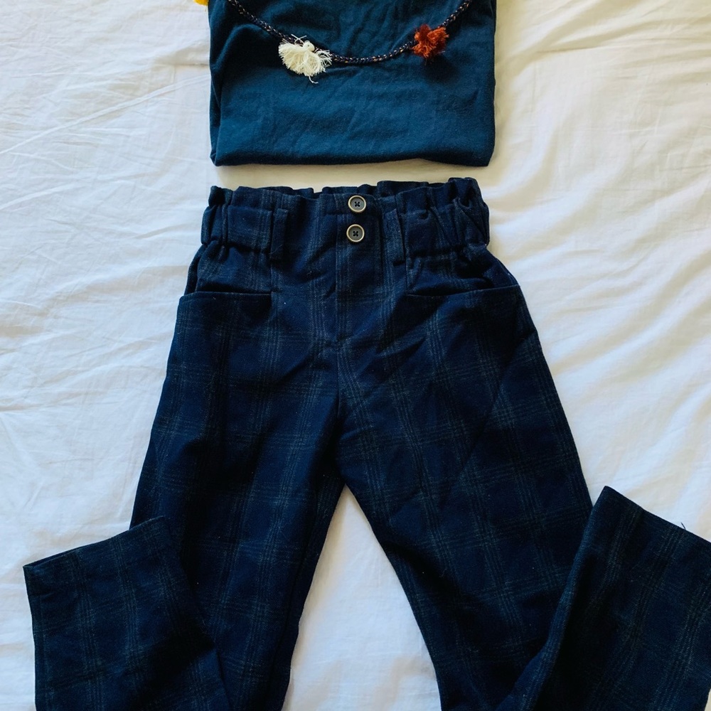 Zara pants and T-shirt Mango size 8-10